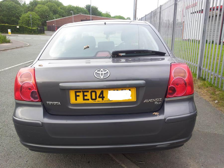Toyota Avensis T3-X tailgate-handle